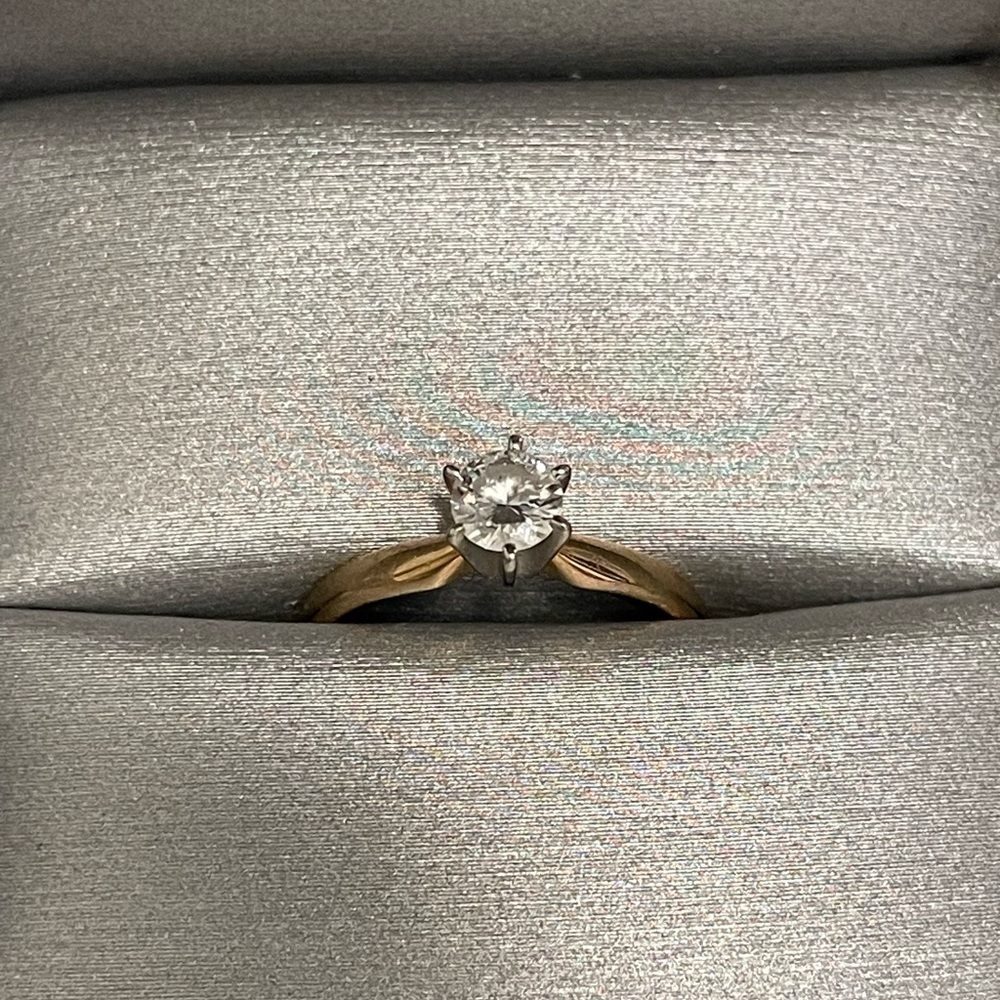 Zales 1/2 CT. Diamond Solitaire Ring in 14K Gold